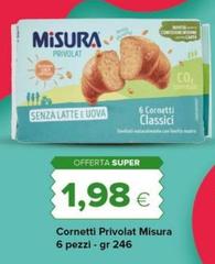 Misura - Cornetti Privolat 6 Pezzi