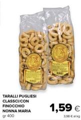 Nonna maria - Taralli Pugliesi Classici/Con Finocchio