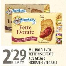 Mulino Bianco - Fette Biscottate