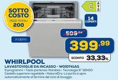 Whirlpool - Lavastoviglie Da Incasso - W0ID74IAS