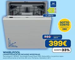 Whirlpool - Lavastoviglie Da Incasso WOID7414S