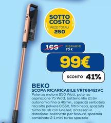 Beko - Scopa Ricaricabile VRT66421VC