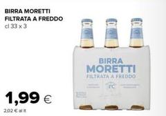 Moretti - Birra Filtrata A Freddo