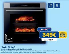 Samsung - Forno Da Incasso Nvb4040vbs