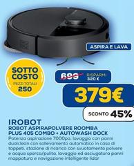 iRobot - Robot Aspirapolvere Roomba Plus 40s Combo + Autowash Dock
