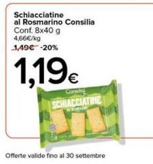 Consilia - Schiacciatine Al Rosmarino