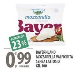 Bayernland - Mozzarella Valfiorita Senza Lattosio