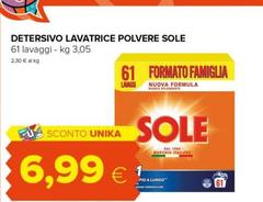 Sole - Detersivo Lavatrice Polvere