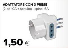 Spina - Adattatore Con 3 Prese
