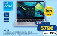 Acer - Notebook Aspire Go 15 AGI5-7IP-56N9