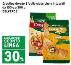 Delverde - Crostino Dorato Sfoglie Classiche O Integrali