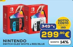 Nintendo - Switch Oled White O Red/Blue