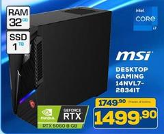 Msi - Desktop Gaming 14nvL7- 28341t
