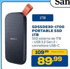 Sdssde30-1t00 Portable Ssd 1tb