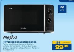Whirlpool - MWP1035SB Forno Microonde