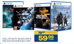Sony - Call Of Duty: Black Ops 6 Ps5 Italian Emea Blu-ray