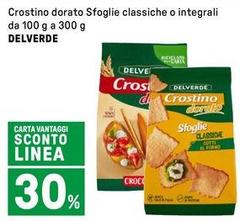 Delverde - Crostino Dorato Sfoglie Classiche O Integrali