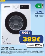 Samsung - Lavatrice WW90FG3M05AWET