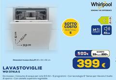 Whirlpool - Lavastoviglie W0i D74a S