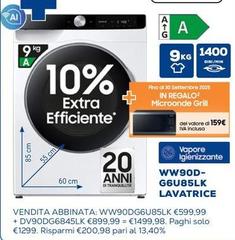 Samsung - WW90D- G6U85LK Lavatrice
