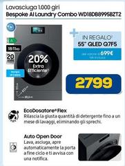 De rosa - Lavasciuga 1.000 Giri Bespoke Al Laundry Combo WD18DB8995BZT2