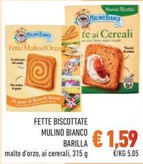 Barilla - Fette Biscottate Mulino Bianco