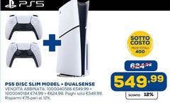 Sony - PS5 Disc Slim Model + Dualsense