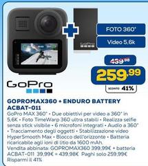 Gopro - max360 + Enduro Battery Acbat-0111