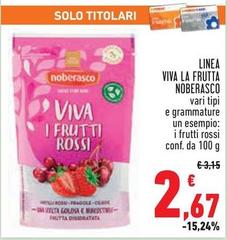 Noberasco - Linea Viva La Frutta