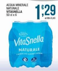 Vitasnella - Acqua Minerale Naturale