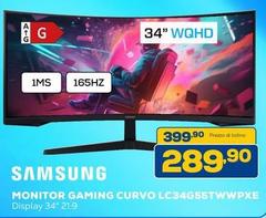Samsung - Monitor Curvo Lc3fag55twwpxe