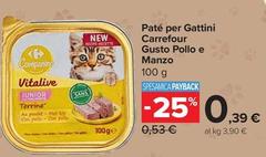 Selection carrefour - Pate Per Gattini Gusto Pollo E Manzo