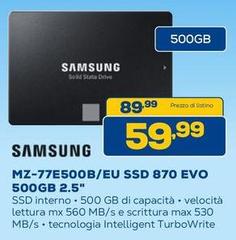 Samsung - Mz-77e500b/eu Ssd 870 Evo 500gb 2.5