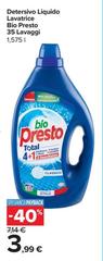 Bio Presto - Detersivo Liquido Lavatrice