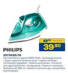 Philips - DST3030/70 Ferro Da Stiro A Vapore 2400 Watt