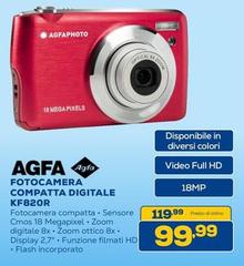 Agfaphoto - Fotocamera Compatta Digitale Kf820r