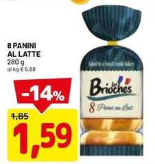 8 Panini Al Latte
