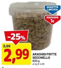 Arachidi Fritte Secchiello