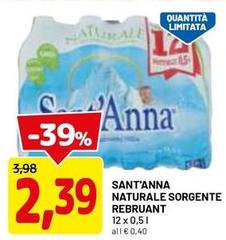 Sant'anna - Naturale Sorgente Rebruant