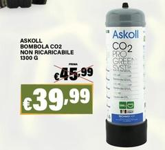 Askoll - Bombola Co2 Non Ricaricabile
