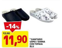 Blu - Sanitario Uomo/ Donna Con Tomaia