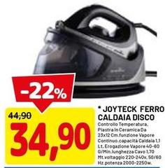 Joyteck -  Ferro Caldaia Disco