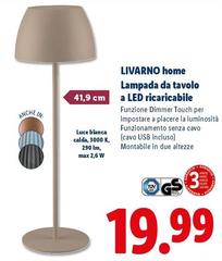 Luce - Lampada Da Tavolo A LED Ricaricabile