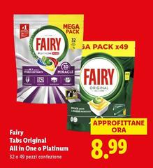Fairy - Tabs Original All In One O Platinum