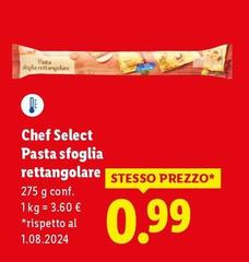 Chef select - Pasta Sfoglia Rettangolare