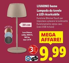 Luce - Lamanda Da Tavolo A LED Ricaricabile