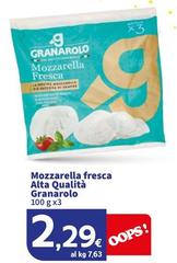 Granarolo - Mozzarella Fresca Alta Qualità