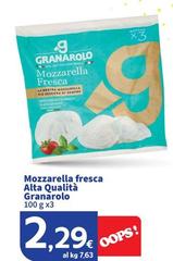 Granarolo - Mozzarella Fresca Alta Qualità