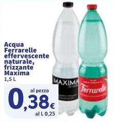 Ferrarelle - Acqua Effervescente Naturale, Frizzante Maxima