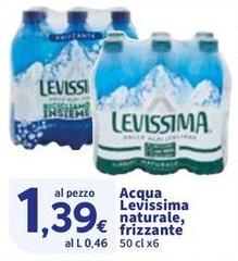 Levissima - Acqua Naturale, Frizzante